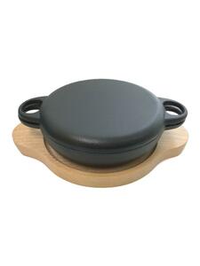  south part ...(OIGEN)* all-purpose saucepan / two-handled pot / iron saucepan / cover attaching / wooden dishmat attaching / black 