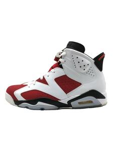 NIKE◆AIR JORDAN 6 RETRO/エアジョーダンレトロ/ホワイト/384664-160/27.5cm/WHT