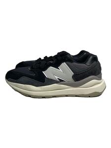 NEW BALANCE◆M5740/ブラック/25.5cm/BLK/スウェード