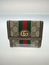 GUCCI◆2つ折り財布/-/マルチカラー/総柄/レディース/523173 2149_画像1