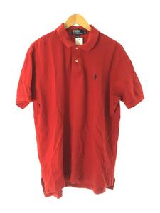 POLO RALPH LAUREN◆ポロシャツ/XL/コットン/RED