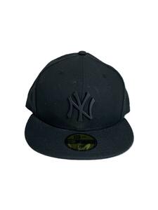 NEW ERA◆キャップ/7 1/4/ウール/BLK/無地/メンズ