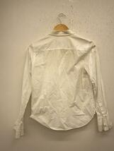 tricot COMME des GARCONS◆長袖シャツ/M/コットン/WHT/無地_画像2