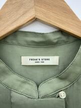 FREAK’S STORE◆長袖ブラウス/FREE/ポリエステル/NVY/無地/203-3001_画像3