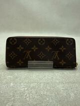 LOUIS VUITTON◆ポルト・フォイユ・クレマンス_モノグラム・キャンバス_フラワーチャーム_BRW_コクリコ/PVC/BRW/レディ_画像2