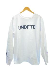 UNDEFEATED◆スウェット/L/コットン/WHT