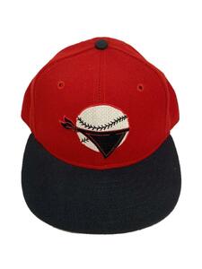 NEW ERA◆キャップ/7 1/8/ウール/レッド/メンズ