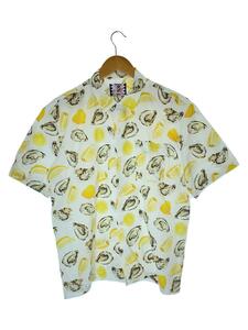 SON OF THE CHEESE◆半袖シャツ/L/コットン/WHT/総柄/SC2011-SH18/Oyster shirts