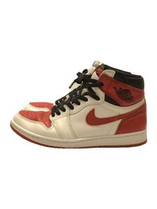 NIKE◆AIR JORDAN 1 RETRO HIGH OG_エアジョーダン 1 レトロ ハイ OG/27.5cm/RED