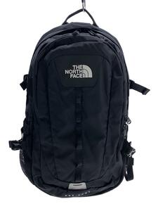 THE NORTH FACE◆HOT SHOT/リュック/ナイロン/ブラック/無地/NM72302