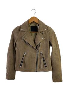 ALLSAINTS* double rider's jacket / suede /BEG/ plain /WL250T