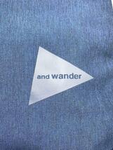 and wander◆トートバッグ/ポリエステル/NVY/無地/574-1985005 2WAY_画像5
