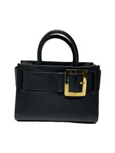 BALLY◆Belle Small/2way/ハンドバッグ/レザー/BLK