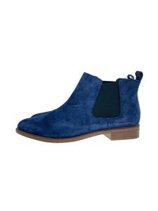 Clarks◆サイドゴアブーツ/US8.5/BLU