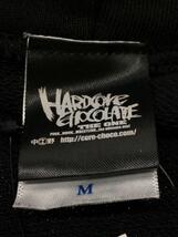 HARDCORE CHOCOLATE◆パーカー/M/コットン/BLK/無地_画像3