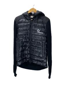 MONCLER◆CARDIGAN TRICOT/ダウンジャケット/L/ナイロン/BLK/F10919850110 V9099