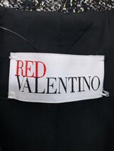 RED VALENTINO◆ツイードコート/38/コットン/BLK/ラメ入り_画像3