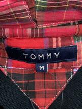 TOMMY◆ジップパーカー/M/コットン/BLK_画像3