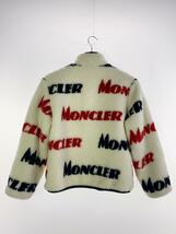 MONCLER◆CRESPINO/フリースジャケット/12/アクリル/ホワイト/総柄/F29541A60220_画像2