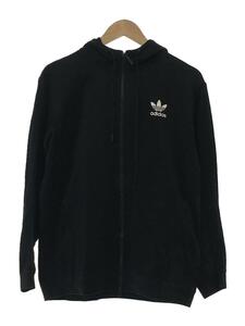 adidas◆ジャケット/-/コットン/BLK