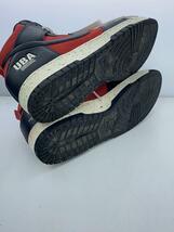 NIKE◆ハイカットスニーカー/27cm/RED/レザー/DD9401-600_画像4