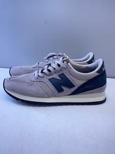 NEW BALANCE◆ローカットスニーカー/US9.5/GRY/スウェード/M730GGN