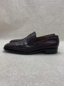 Salvatore Ferragamo◆ローファー/US8.5/BRW/レザー/TD11200 4600/内側スレ・ソール減り有