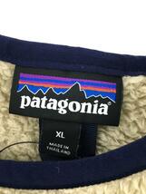 patagonia◆フリースジャケット/XL/ポリエステル/sty25895fa22/フリーススウェット/クルーネック/ベージュ_画像3