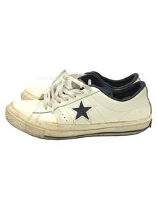 CONVERSE◆ローカットスニーカー/26.5cm/WHT/レザー