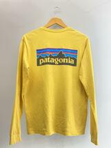 patagonia◆長袖Tシャツ/XS/コットン/YLW/無地/38518SP20_画像2