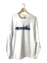 NEIGHBORHOOD◆長袖Tシャツ/L/コットン/WHT_画像1