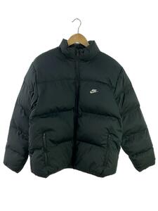 NIKE◆AS M NK CLUB PUFFER JKT/ダウンジャケット/L/ポリエステル/BLK/FB7369-010