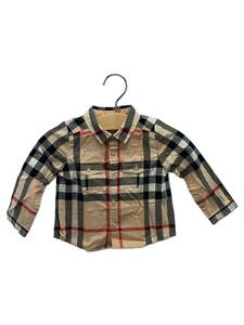 BURBERRY CHILDREN◆長袖シャツ/60cm/コットン/BEG/チェック