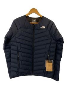 THE NORTH FACE◆THUNDER ROUNDNECK JACKET_サンダーラウンドネックジャケット/M/ナイロン/NVY