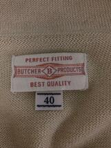BUTCHER PRODUCTS◆ポロシャツ/40/-/BEG/無地_画像3