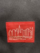 Manhattan Portage◆使用感有/リュック/ポリエステル/ブラック_画像4