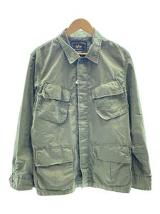 ALPHA INDUSTRIES◆JUNGLE FATIGUE JACKET/ミリタリージャケット/L/コットン/KHK/TA1120-119