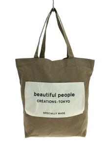 beautiful people◆トートバッグ/コットン/7015611914/お汚れあり