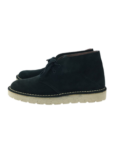 Clarks◆チャッカブーツ/60597054/US7.5/ネイビー/デザートエアリアル/スウェード