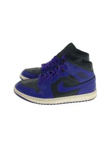 NIKE◆AIR JORDAN 1 MID_エアジョーダン 1 ミッド/27cm/BLU