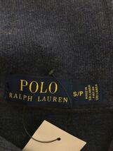 POLO RALPH LAUREN◆ショールカラースウェット/S/コットン/NVY_画像3