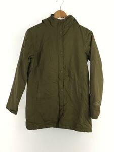 THE NORTH FACE◆COMPACT NOMAD COAT_コンパクトノマドコート/L/ナイロン/KHK/無地/NPW71635/シミ