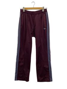 adidas◆BECKENBAUER TRACKPANT/ボトム/M/ポリエステル/ボルドー/IN1004