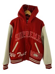 Supreme◆King Hooded Varsity Jacket/スタジャン/M/ウール/RED