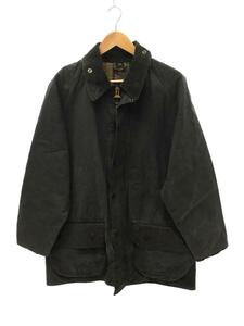 Barbour◆00s/BEAUFORT/3ワラント/ジャケット/40/コットン/BLK/ヨゴレ有