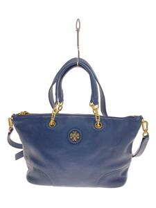 TORY BURCH◆ショルダーバッグ/-/NVY/無地