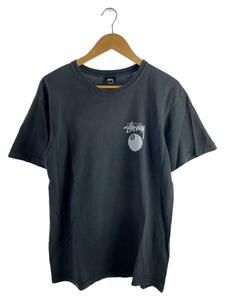 STUSSY◆Tシャツ/M/コットン/BLK/無地