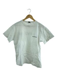 BALENCIAGA◆Tシャツ/S/コットン/WHT/HT82 612965 TIVG5 1070