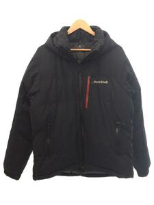 mont-bell◆PERMAFROST DOWN PARKA/ダウンジャケット/L/ナイロン/BLK/1101574