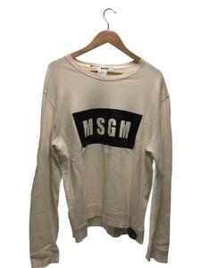 MSGM◆スウェット/M/コットン/WHT/2140MM68